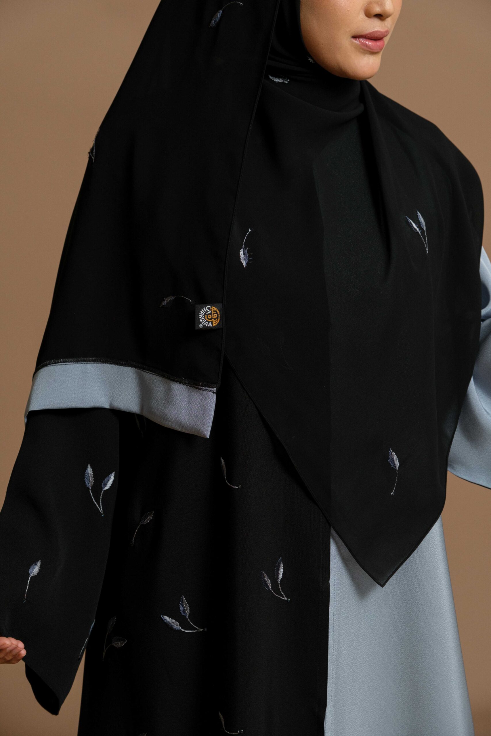 SHARQIAA Abaya Two Tones - Image 3