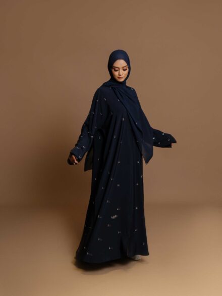 SHARQIAA Abaya Teardrop Swarovski