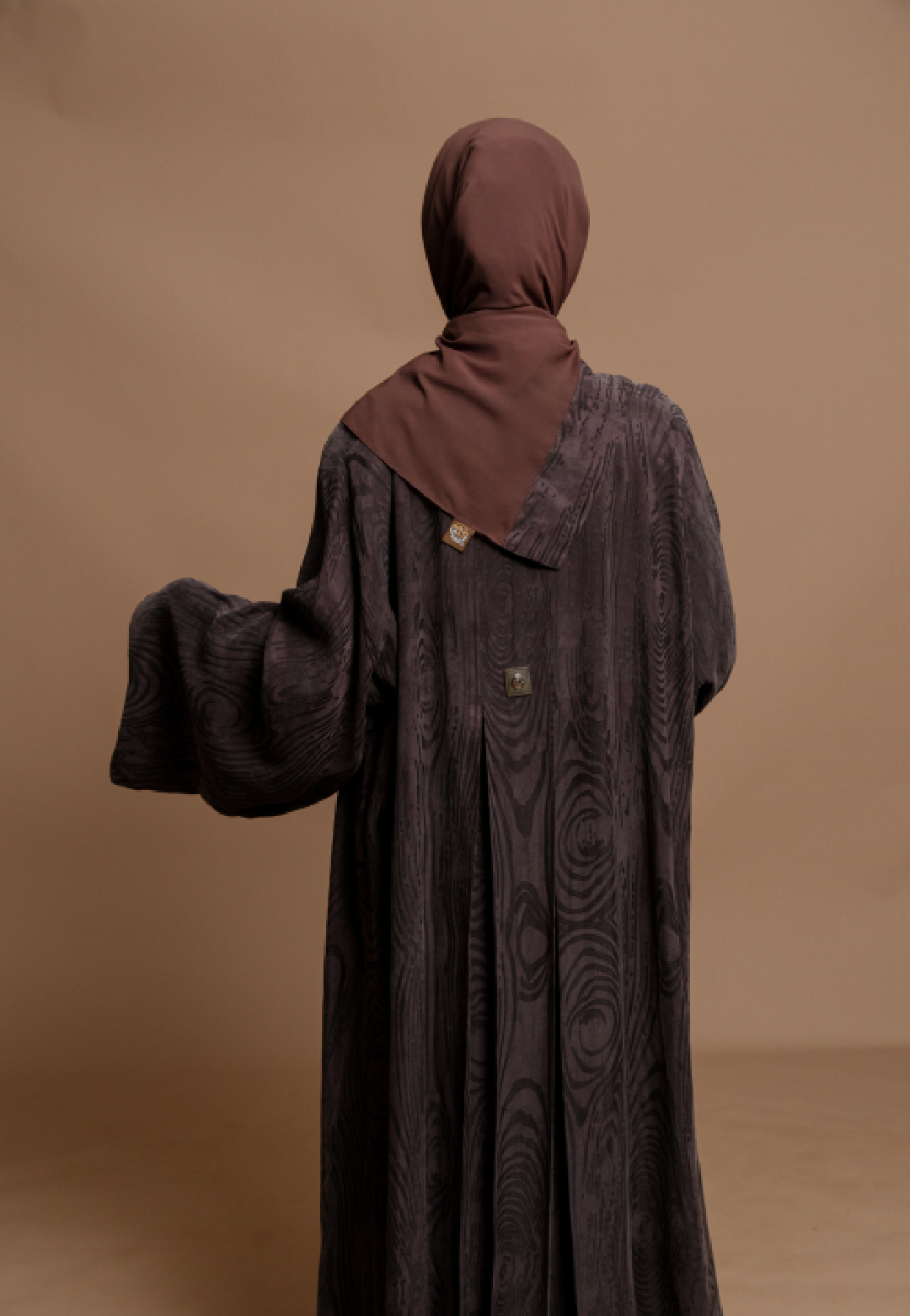 SHARQIAA Abaya Washed Silk Tree - Image 2