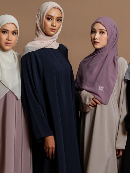SHARQIAA Abaya Plain Close