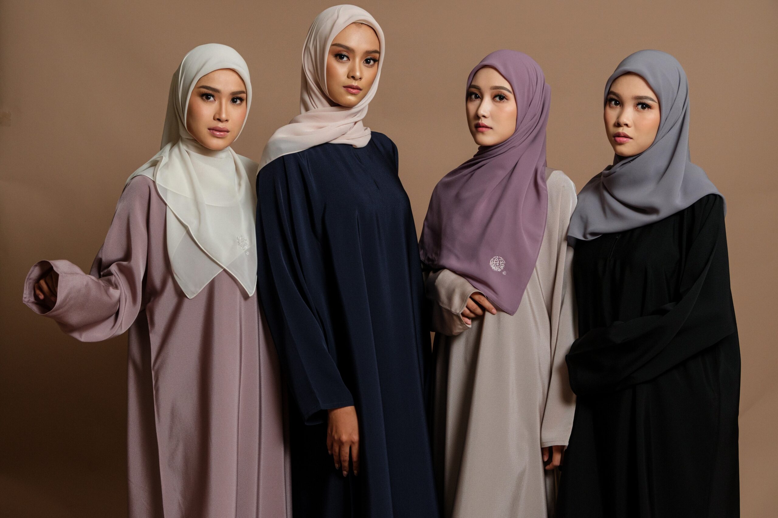 SHARQIAA Abaya Plain Close