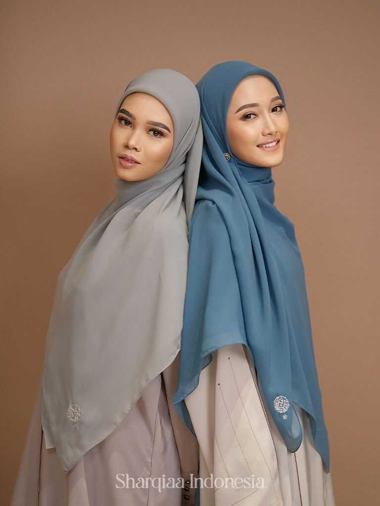 SHARQIAA Hijab Wide Plain Square