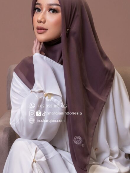 SHARQIAA Hijab Plain Square - 110 x 110 cm
