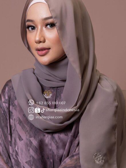 SHARQIAA Hijab Plain Shawl - 210 x 70 cm